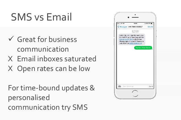 The Difference and Benefits of Email Marketing Vs. Text Messaging