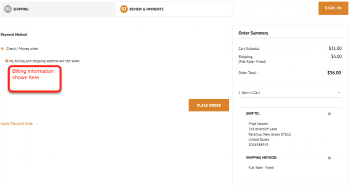 Checklist for Ecommerce Website